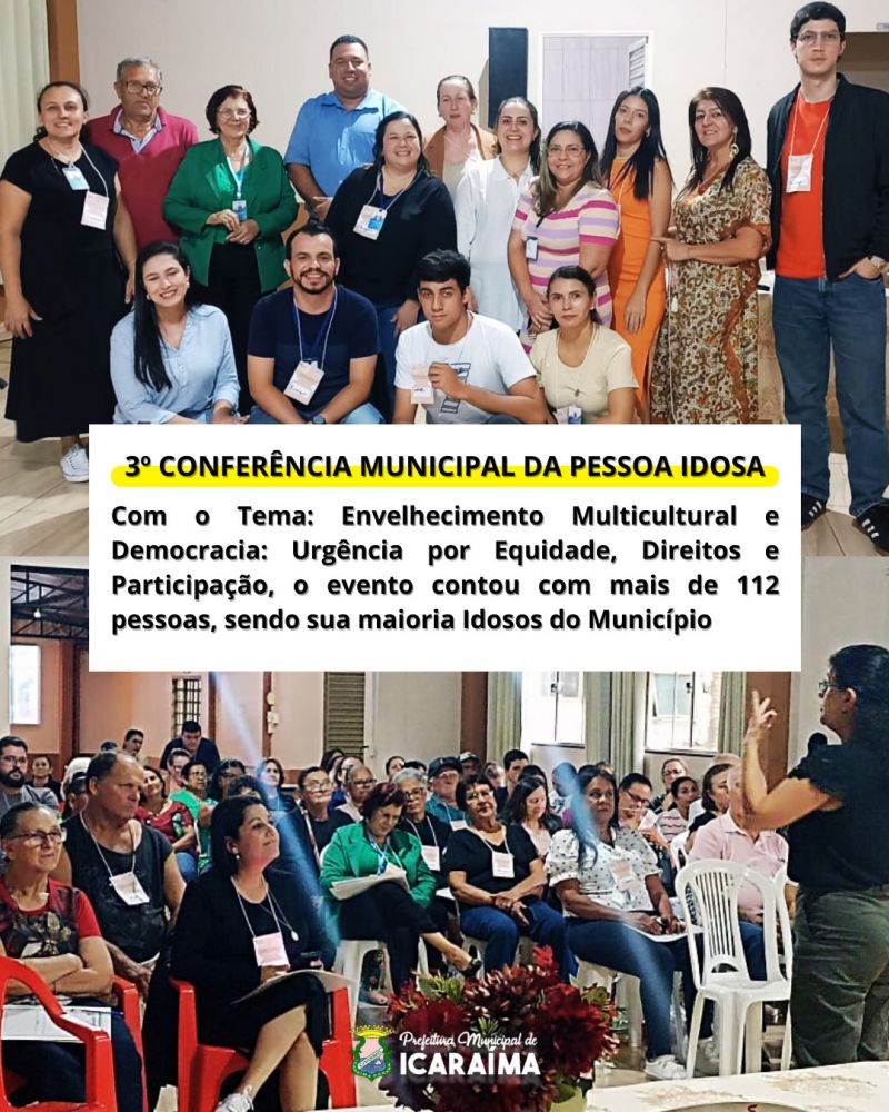 3º CONFERÊNCIA MUNICIPAL DA PESSOA IDOSA