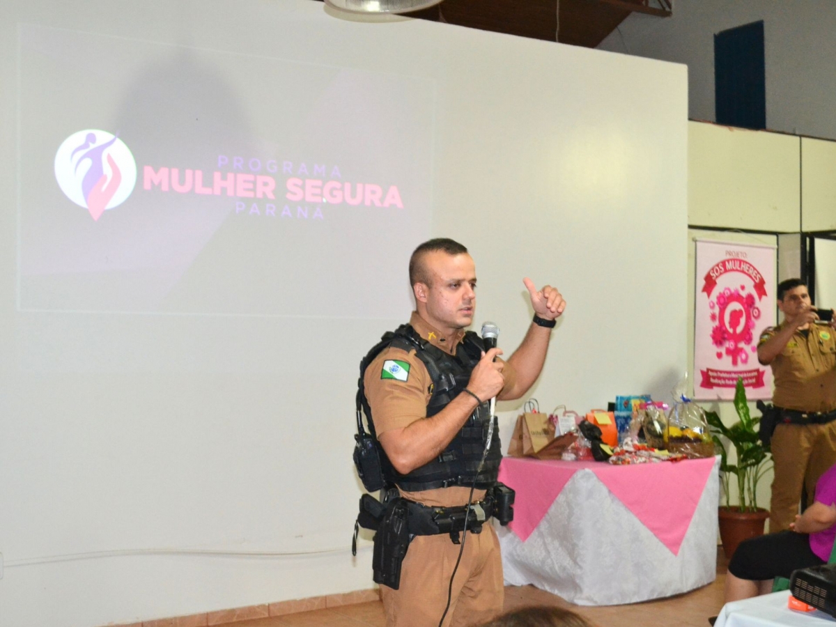 Icaraíma realiza palestra do Programa Mulher Segura e reforça medidas de segurança contra mulher