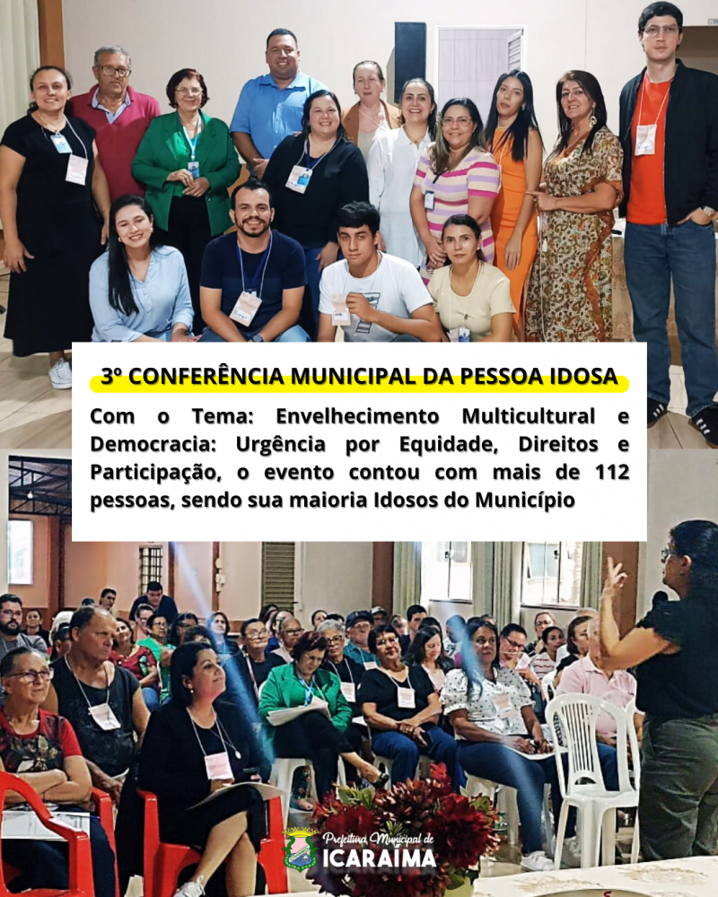 3º CONFERÊNCIA MUNICIPAL DA PESSOA IDOSA