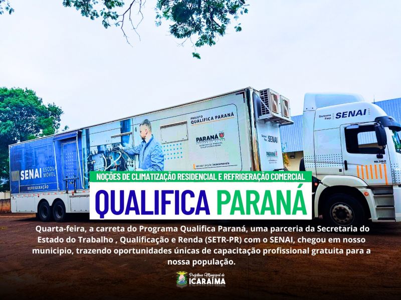 QUALIFICA PARANÁ - Noções de Climatização Residencial e Refrigeração Comercial