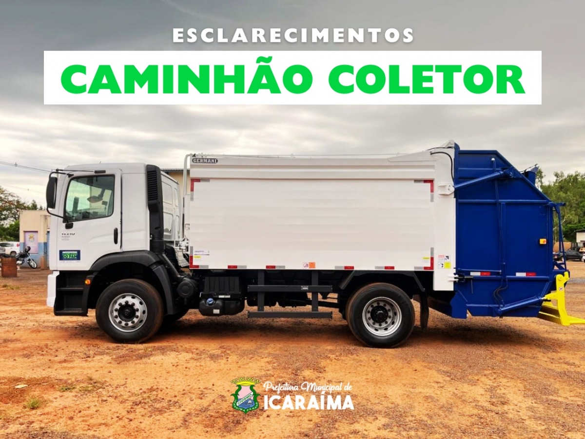 ESCLARECIMENTOS CAMINHÃO COLETOR