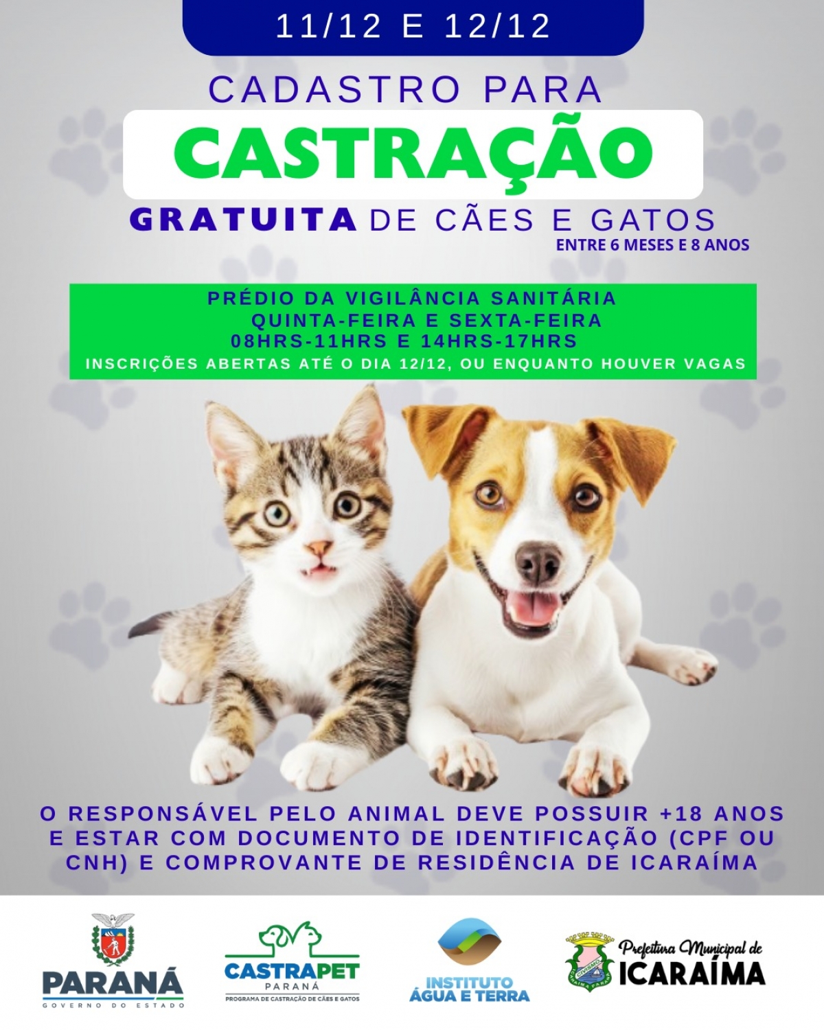 CASTRAPET - INSCRIÇÕES 